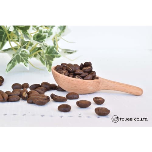 TOUGEI MUTE Coffee Measuring Spoons, 5g, Set of 2, Wooden Measuring Spoons
