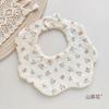 Baby Cotton Gauze Waterproof Bib Soft Breathable Newborn Drool Catcher Gentle On Skin Daily Care Essential For Infants