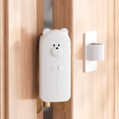Finger Pinch Guard Baby Safety Door Stopper /Pet Care Prevention Prevent Door Injuries Door Seam Gap Blocker Bear Cartoon