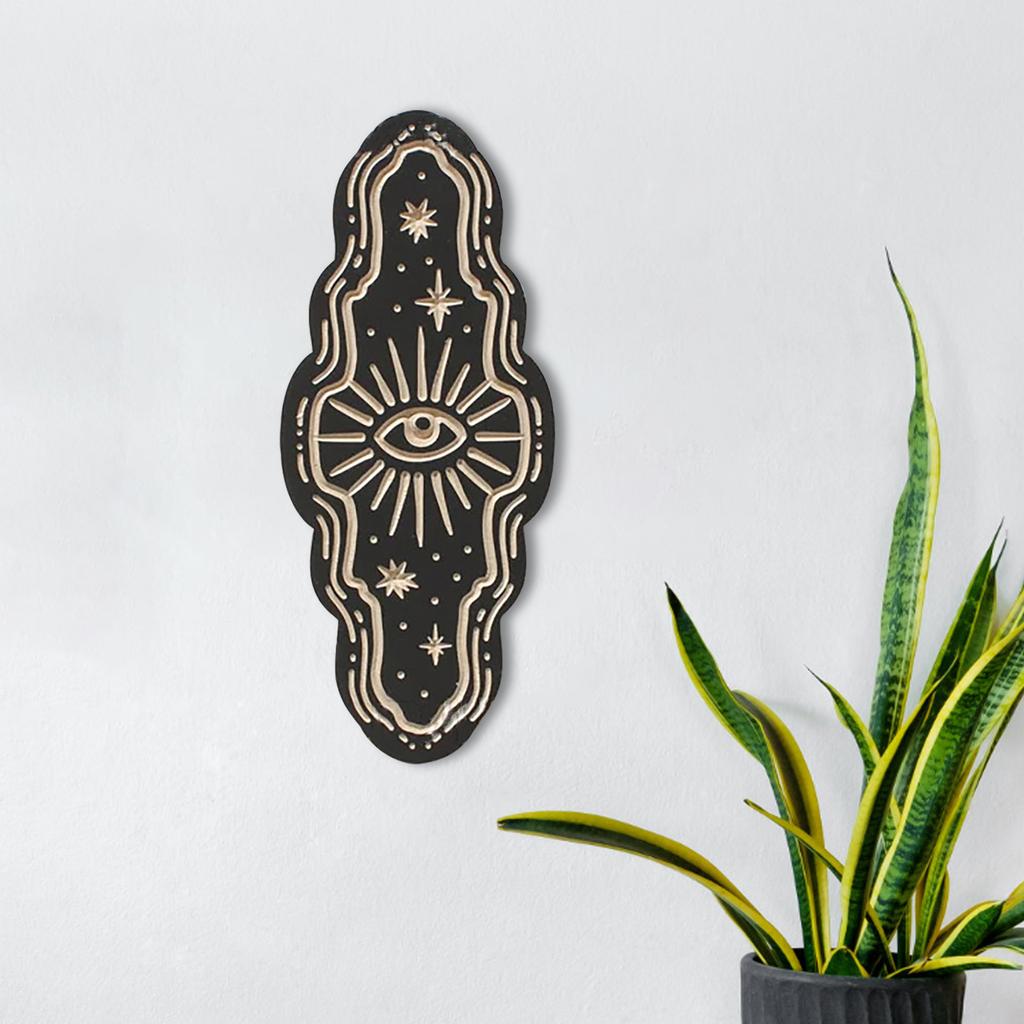 Halloween Dangerous Animal And Plant Pattern Wooden Wall Hangings