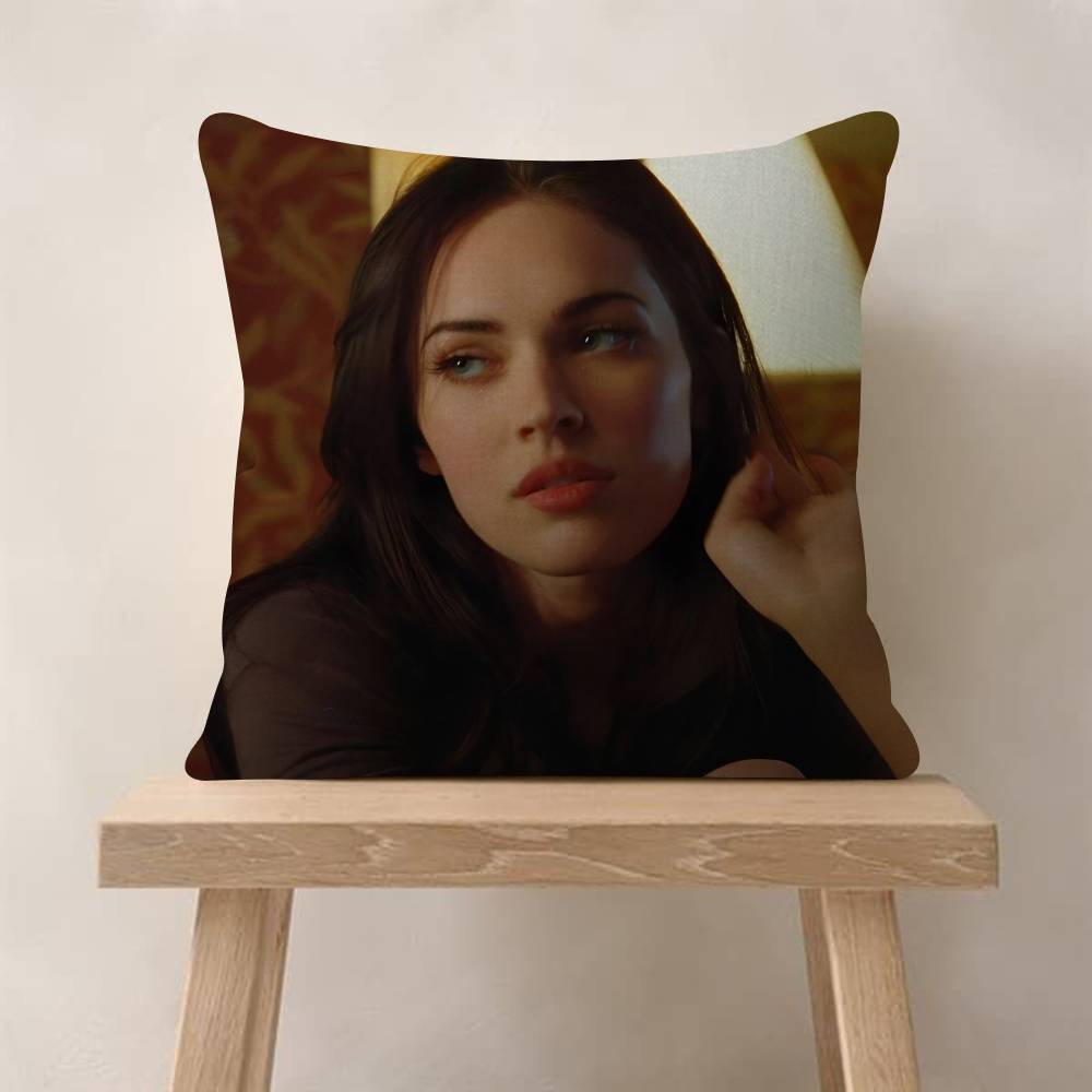 M-megan Fox Actor Pillowcase Toon Gift Cushion Cover Bedroom Home Sofa Chair Seat Decor Pillow Case