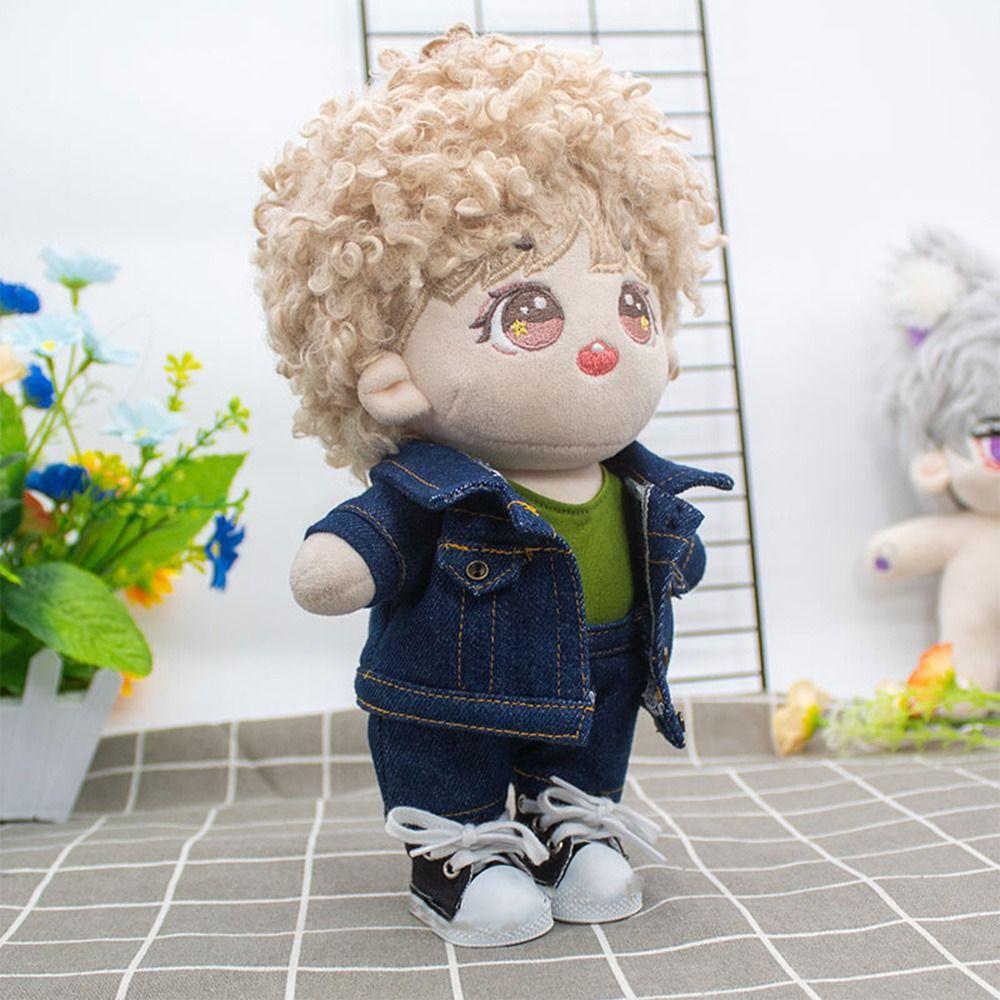 Jeans Coat Tops 15cm/20cm Doll Jeans Fashion Cotton Jacket Jeans Clothes 15cm/20cm Doll Clothes