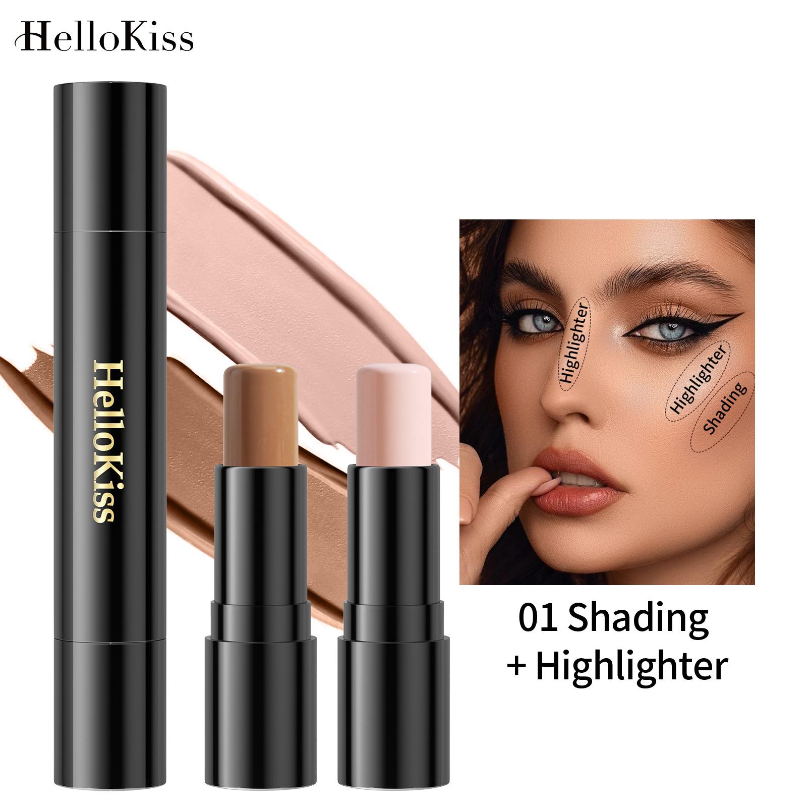 Blast Highlight Stick Shadow Stick Nose Shadow Brightening Grooming Pen Brightening Highlight Pen Grooming Stick *3pcs