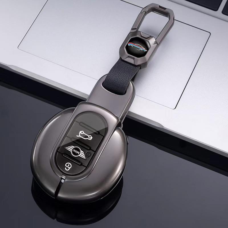 Kovový kryt klíčenky s příslušenstvím pro BMW Mini Cooper F55 F56 F57 F54 F60 JCW Clubman Countryman Kryt pouzdra na klíč od auta