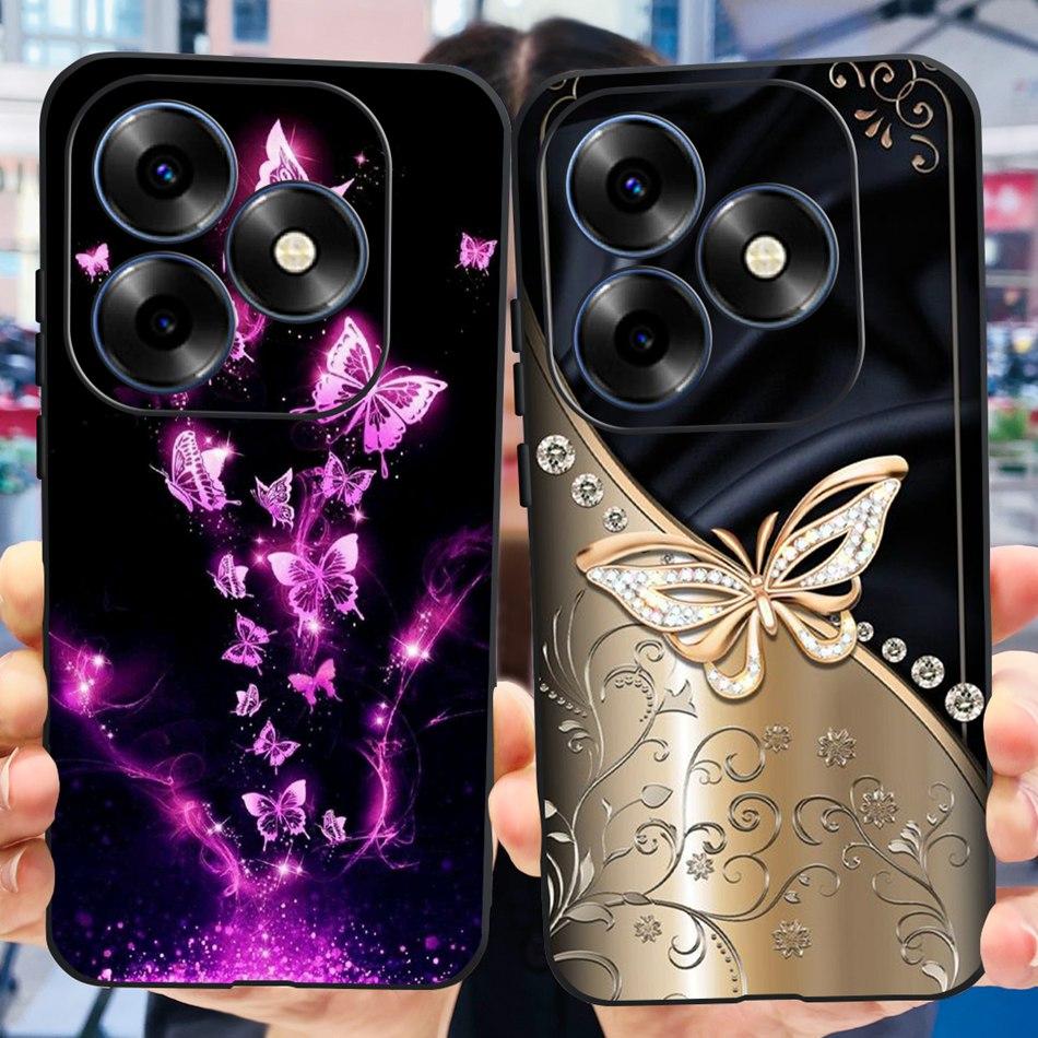 For Itel S23 Plus S681LN case itel S23 S665L Fashion Elegant Painted Soft Silicone TPU Phone Back Cover For Itel S23+ S23Plus