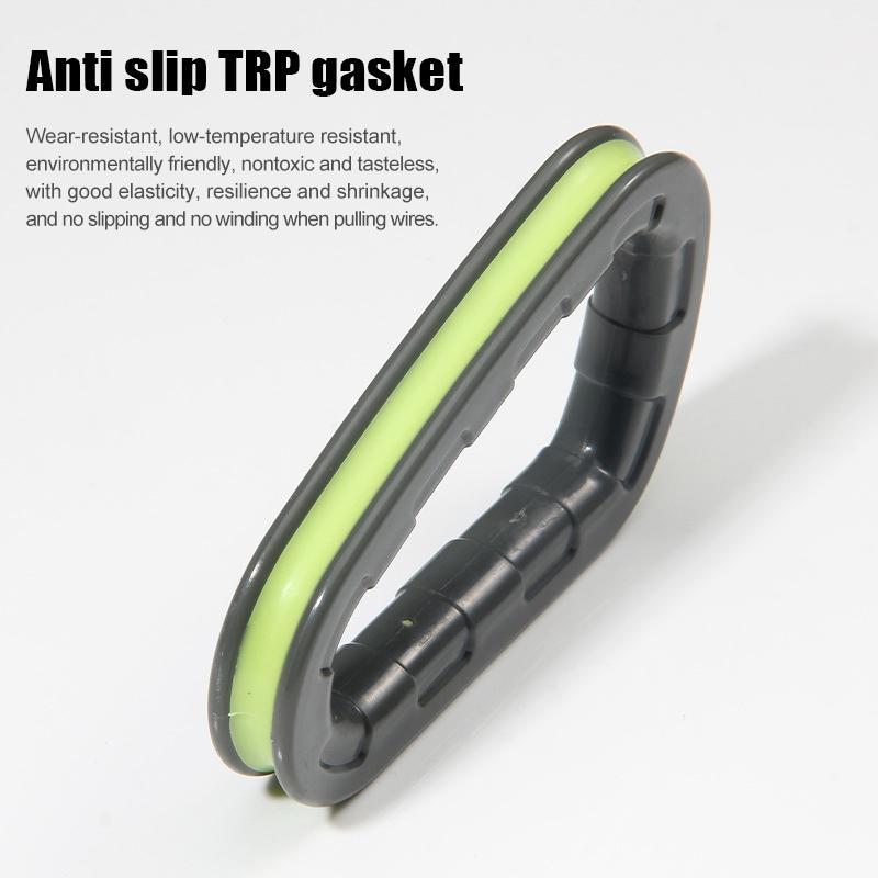 

1 шт. Морской рыболовный тросовый захват Подвесной донный тросовый захват Нескользящий Защита лески Нейлоновый тросовый захват Рыболовный инструмент