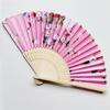 Japanese Floral Hand Fan for Music Festival Dance Gift Performances Home