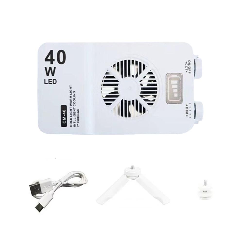 

2800-9000K Portable Selfie Lamp 40W Power Camera Top Light LED Beauty Light Panel Video Lighting