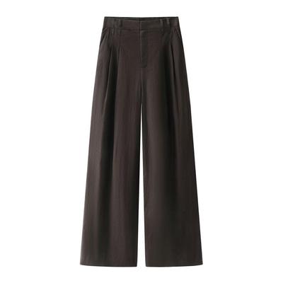 2026 Spring Women's Slimming High-Waisted Linen Straight-Leg Casual Pants BR302156