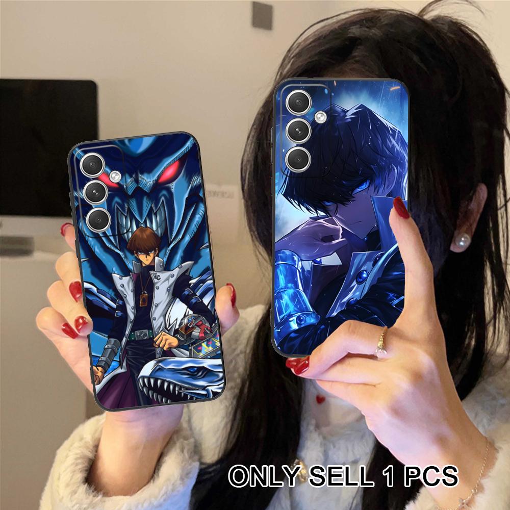 Yugioh Seto Kaiba Phone Case for Samsung Galaxy S26 S25 S24 S23 S22 S21 S20 Note20 Plus FE Ultra Soft TPU Shockproof Cover