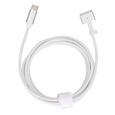Type C To Magnetic T Type C Male To for Magsafe 2 65W PD Fast Charging PVC Cable for OS Tablet
