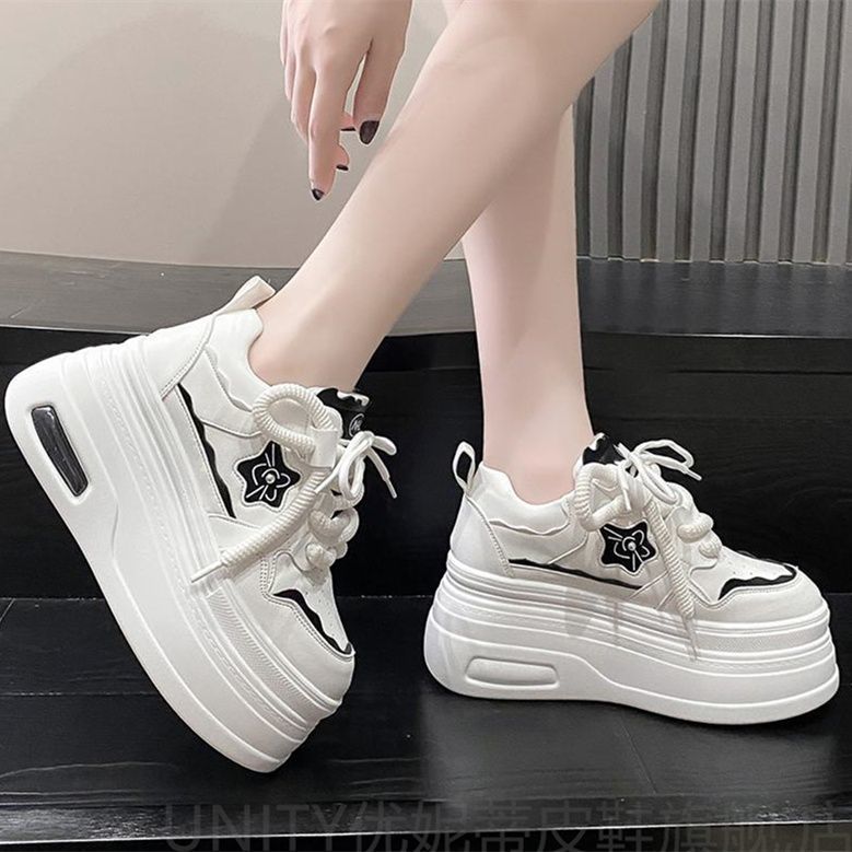 Внутренняя танкетка толстая подошва папины кроссовки мягкая подошва 22 весна новые маффин повседневная обувь весна и осень маленький человек 35