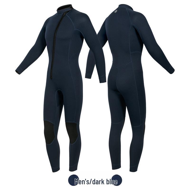 Combinaison de plongée unisexe 3MM: Combinaison de plongée et de surf chaude, à manches longues, résistante au froid, protection contre les méduses pour la natation hivernale