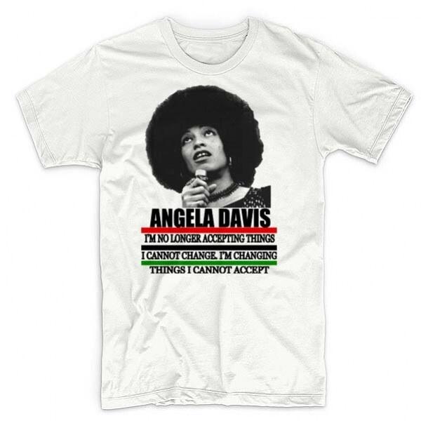 Black History Month Africa, Angela Davis, Malcolm X, Martin Luther King Unisex T-Shirt XXXXL