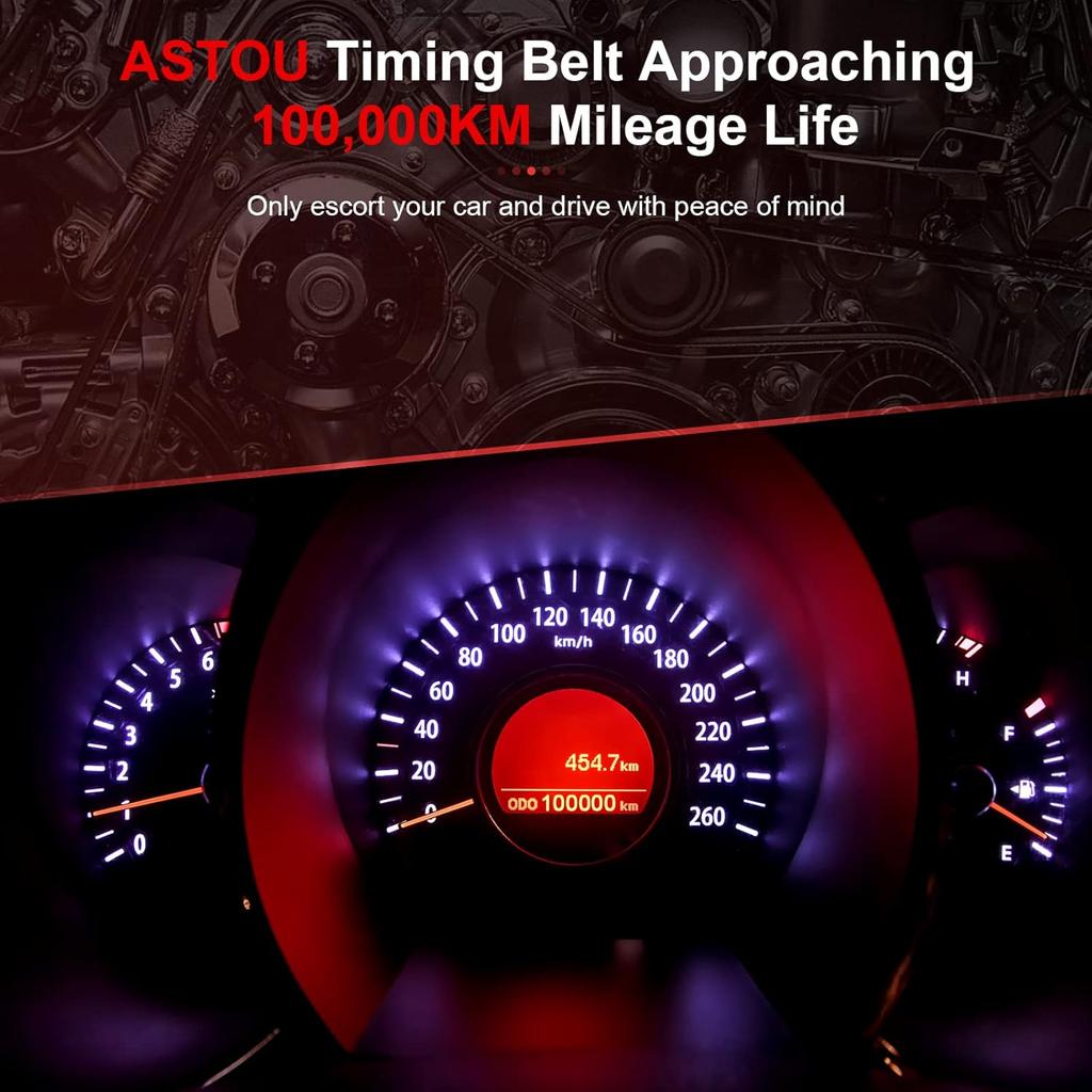 Timing Belt Kit w/Water Pump Fit for Honda for Civic 1.7L 2001-2005 Replace Timing Belt OEM - TBK312