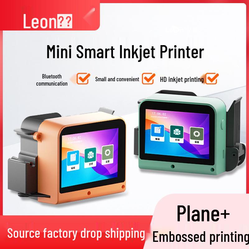 

Ручной умный струйный принтер для кодирования на вогнуто-выпуклых дуговых поверхностях Green Printer + Black Ink Cartridge