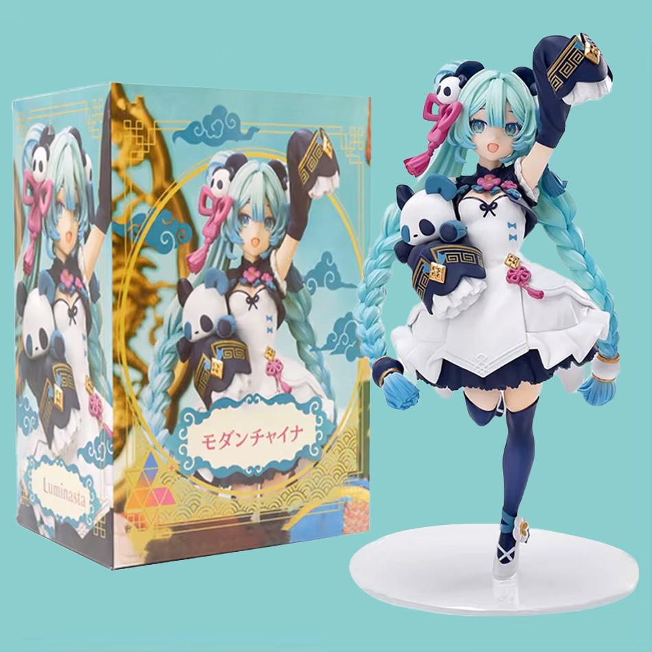 Cinnamoroll Originale Piapro Panda Hatsune Miku Giocattoli per Bambine Figura Anime Giocattolo Gioco Anime Figura d'Azione in PVC Bambola da Collezione Modello