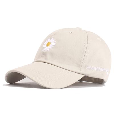 Chryzantémová výšivka Baseballová čepice Muži Ženy Květina EXO GD Kpop Snapback Hip Hop Street Dance Teenage Trend Sluneční klobouky