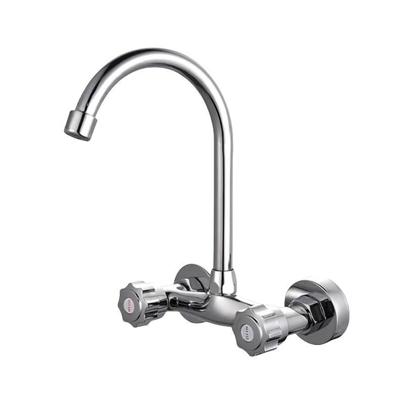 Jingmian Wall-Mounted Brass Hot & Cold Faucet