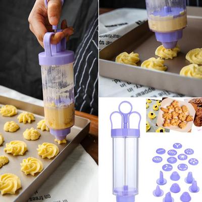 1PC Latest Press Machine Decor Kitchen Mold Tools Set Versatile Cookie Biscuit Making Maker Pump