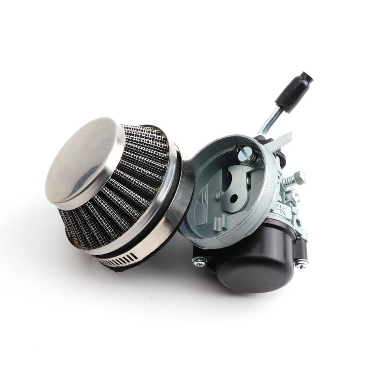 19mm Carb Carburetor 58mm Air Filter For 50 60 80cc Motorized Bicycle 47cc 49cc 2-Stroke Engine Mini Moto Pocket Bike ATV Quad