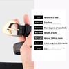 Genuine Leather Womens Business Belt With Steel Buckle For Casual And Office Wear