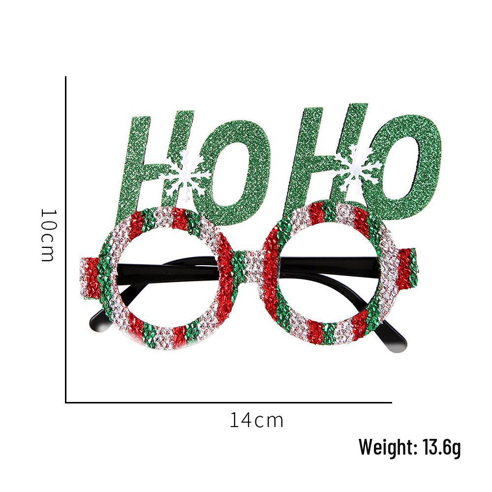 

Creative Antler Eyeglass Frames - Cartoon Christmas Glasses for Kids & Adults, Perfect Holiday Party Decoration