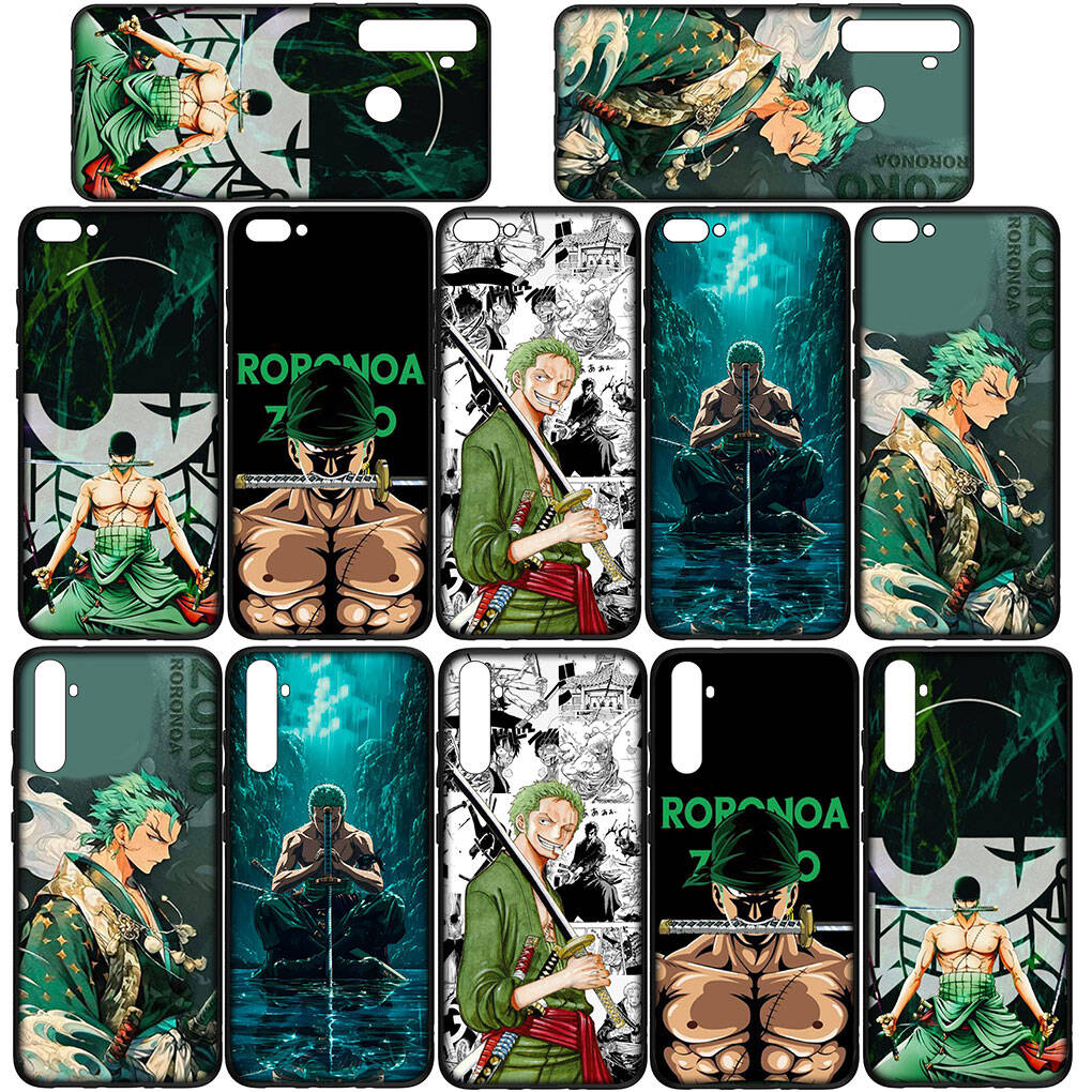 Phone Case for iPhone 17 15 16 Plus X Redmi Note 14 12 11 13 Pro Max Huawei P30 P20 Lite OPPO A60 A40 A80 A38 A54 Coque One Pieces Roronoa Zoro Cover