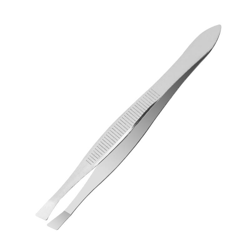 

Пинцеты для бровей из нержавеющей стали со скошенными кончиками и набор инструментов для завивки ресниц