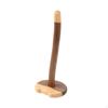 Wooden Paper Towel Holder Vertical Tissue Rack for Dorm Desk Bathroom S