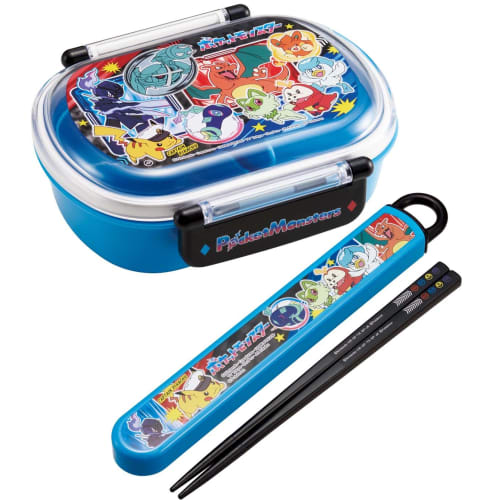 Skater Kids' Lunch Box, 1 Tier, 360ml, with Inner, Dome-Shaped, Fluffy Meal Container, Antibacterial, Made in Japan, Pok?mon 24, Pok?mon (QAF2BAAG-A)