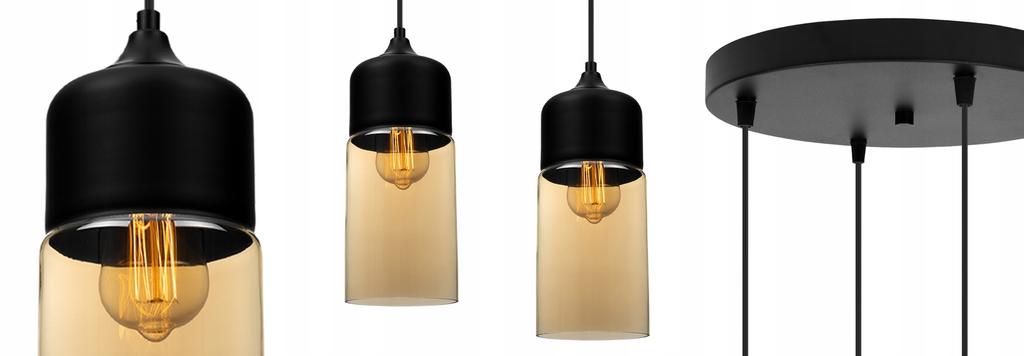 HANGING CEILING LAMP, GLASS PLAFON, LED LAMP