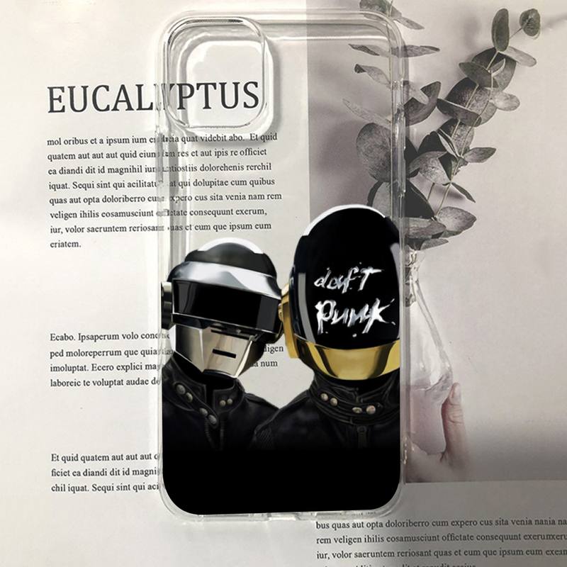

Чехол для телефона в стиле рок-музыки Daft Punk Шлем для iphone 13 11 12 pro XS MAX 8 7 6 6S Plus X 5S SE 2020 XR iphone 13