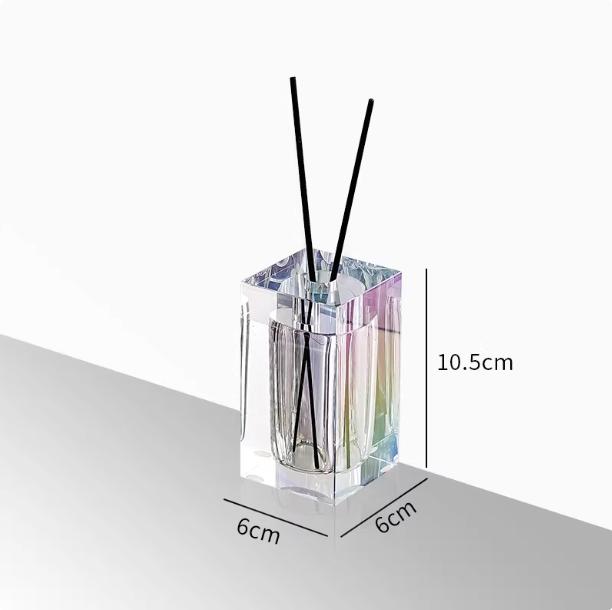 Bathroom Crystal Glass Toothpick Dispenser, Cotton Swab Box, Toothpick Holder, Dental Floss Storage Jar Teeth, Household Items