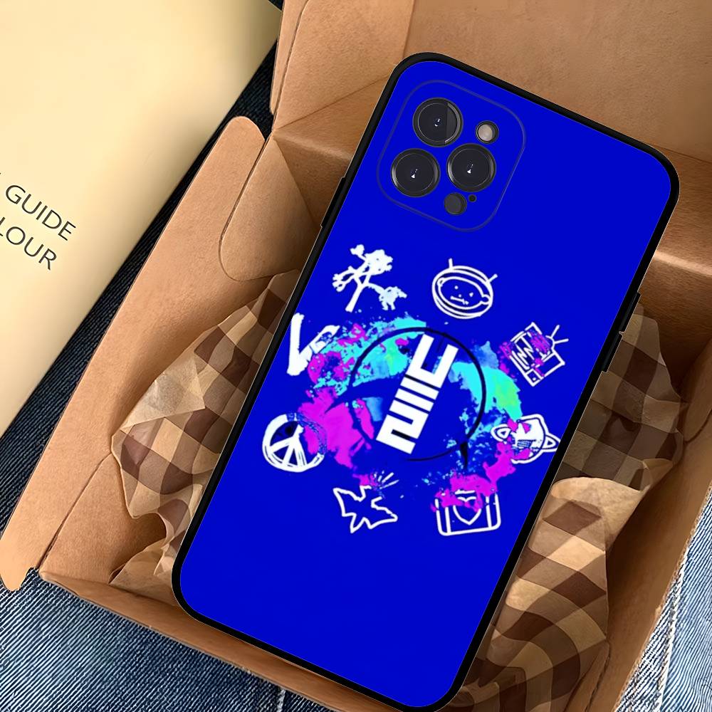 1pc Famous U-U2 Rock Band Phone Case For Iphone 17 Air 16 15 14 13 12 11 Pro Max 16 15 14 Plus TPU Soft Case