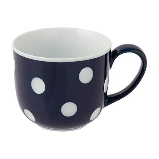 Nishikai Pottery Hasami Ware  Essence  Negative Positive Polka Dot Mug Negative (Blue) 40509