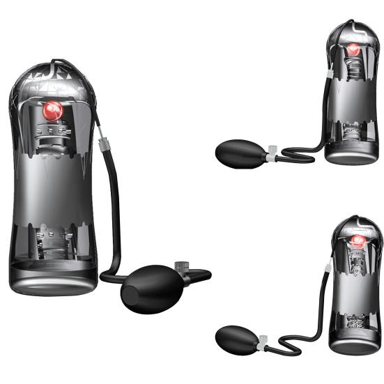 Männlicher USB wiederaufladbarer elektrischer Masturbator Penistrainer Vakuumpumpe Vibrator