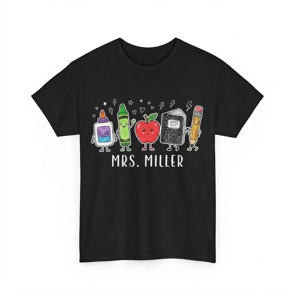 Custom Teacher Name T Shirt, Back To School Shirt