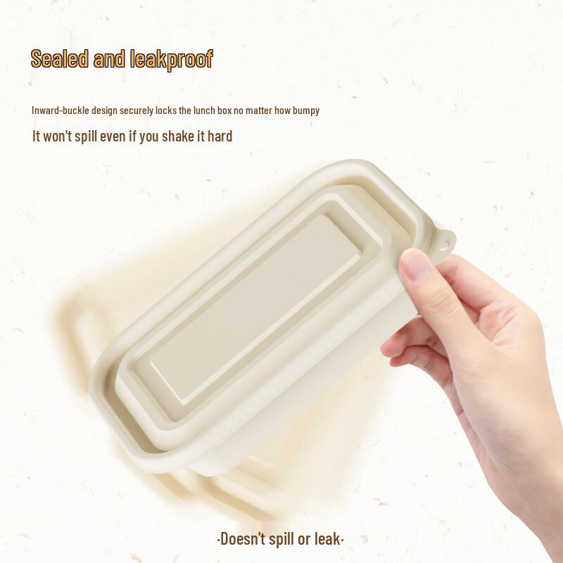 Biologiskt nedbrytbar engångslunchlåda av majsstärkelse