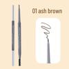 He Ying 3D Double-Ended Ultra-Fine Eyebrow Pencil: Waterproof, Sweatproof, Smudge-Proof, Easy for Beginners.