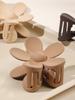 3 Pcs Neutral Colors Flower Claw Clips, Hair Clips For Women Non Slip, Claw Clips for Thick Hair Women Girls Gifts