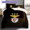 Set Copripiumino Trapuntato con Motivo SL Benfica Decorazione per la Casa Regalo (1 * copripiumino + 2 * federe senza imbottitura)