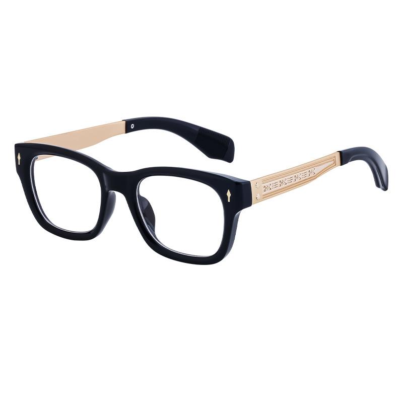 Can Be Equipped With Myopia Square Glasses Men'S Retro Flat Glasses Men'S Optical Frames