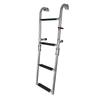 4 Step Marine Boat Accessories Stainless Steel Folding Ladder Marine Pontoon Ladder 2+2 Step for yacht