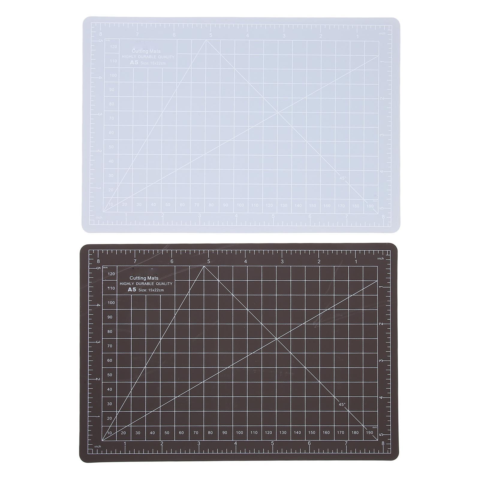 

2pcs Cutting Mats A5 PVC Practical Durable Cutting Pad for Sewing Paper Cutting