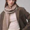 Saint Luxure Alpaca Boucle Line Muffler Brown