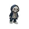 Black Skeleton Figurines Resin Skeleton Doll Cute Skull Statue  Car Instrument Panel