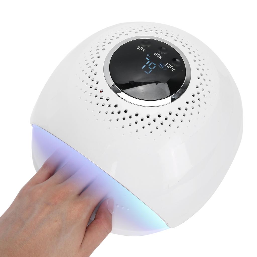 84W Rechargeable LED UV Nail Dryer Lamp Timing Gel Polish Nail Curing Machine