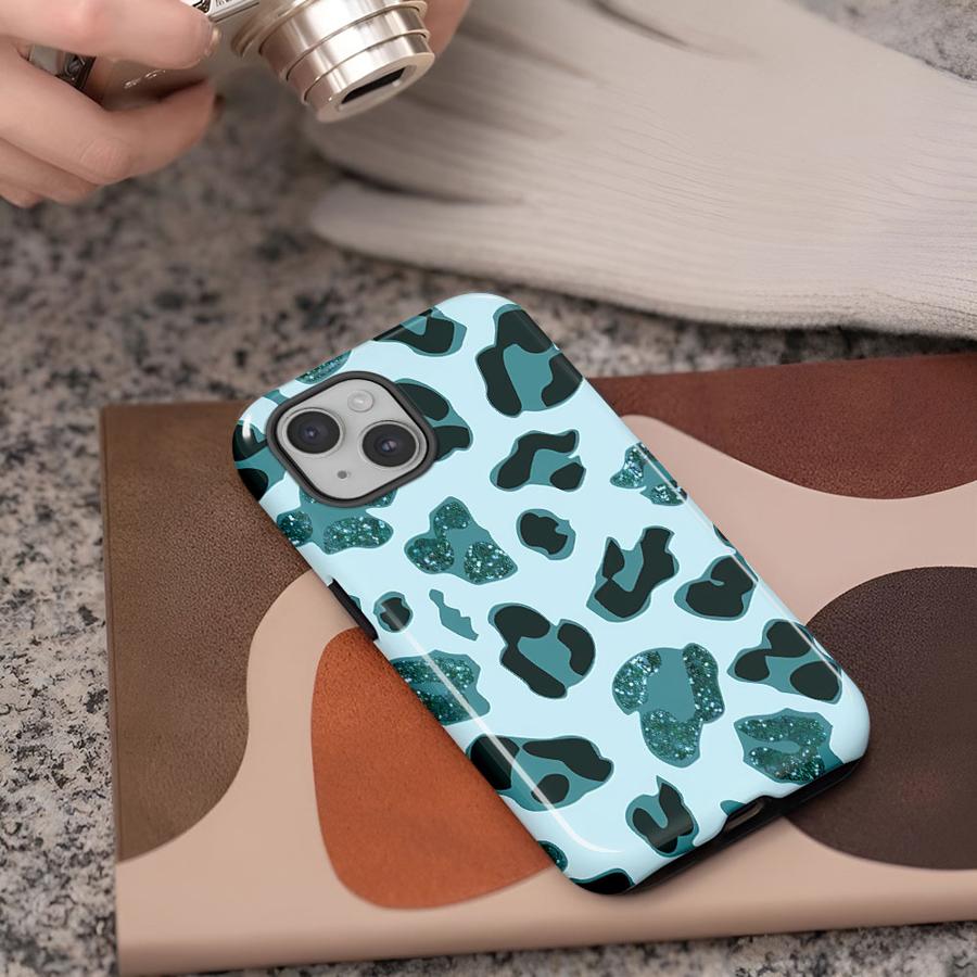 

Phone Case for Apple iPhone 17 Air 11 Pro Max 16e 12 Plus 14 16 XS XR 13 15 Soft Cover Capa Green Purple Spots iPhone 15 Pro Max