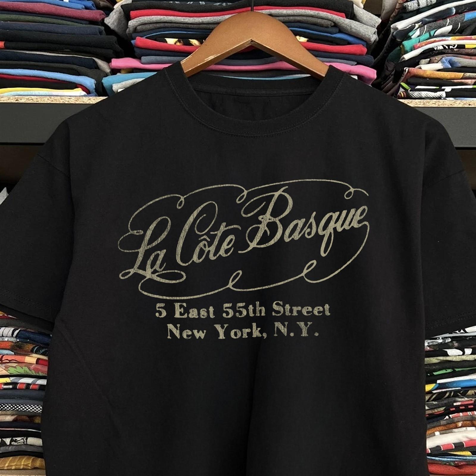 La Cote Basque Restaurant Promo T-Shirt Black XXL S